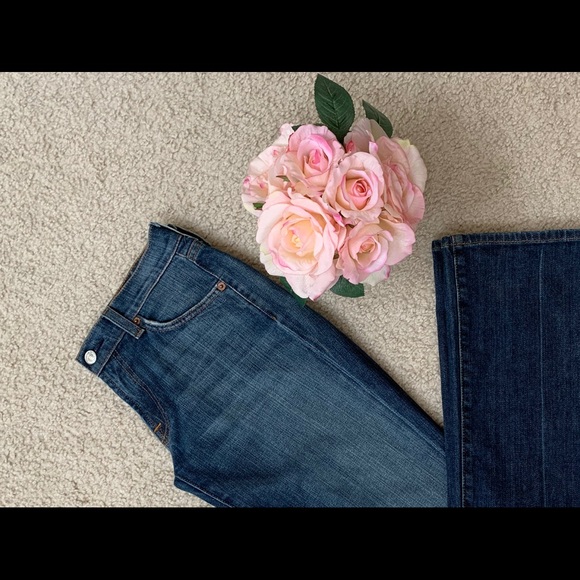 New Seven 7 for All Mankind Long Bootcut Jeans 27 - Picture 2 of 5